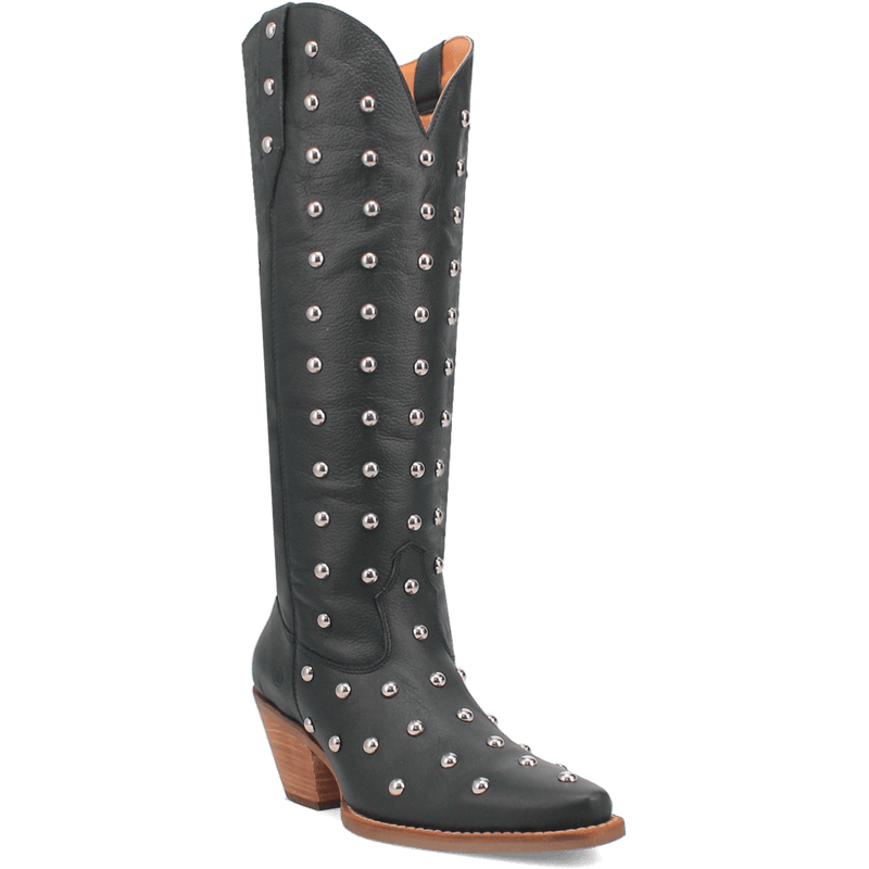 Broadway Bunny Black Leather Boot (DS)