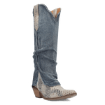 SHABBY LEATHER BOOT - BLUE/BLUE Dingo Boot (DS) ****