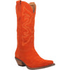 Orange Out West Leather Dingo Boot