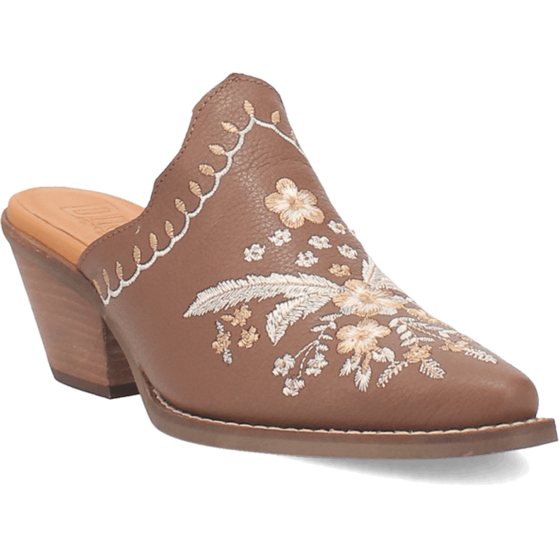 WILDFLOWER LEATHER MULE - BROWN/BROWN Dingo Boot (DS)