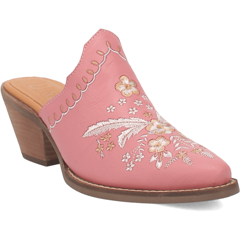 WILDFLOWER LEATHER MULE - PINK/PINK Dingo Boot (DS)