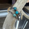 Dainty Twisted Turquoise Genuine Ring7