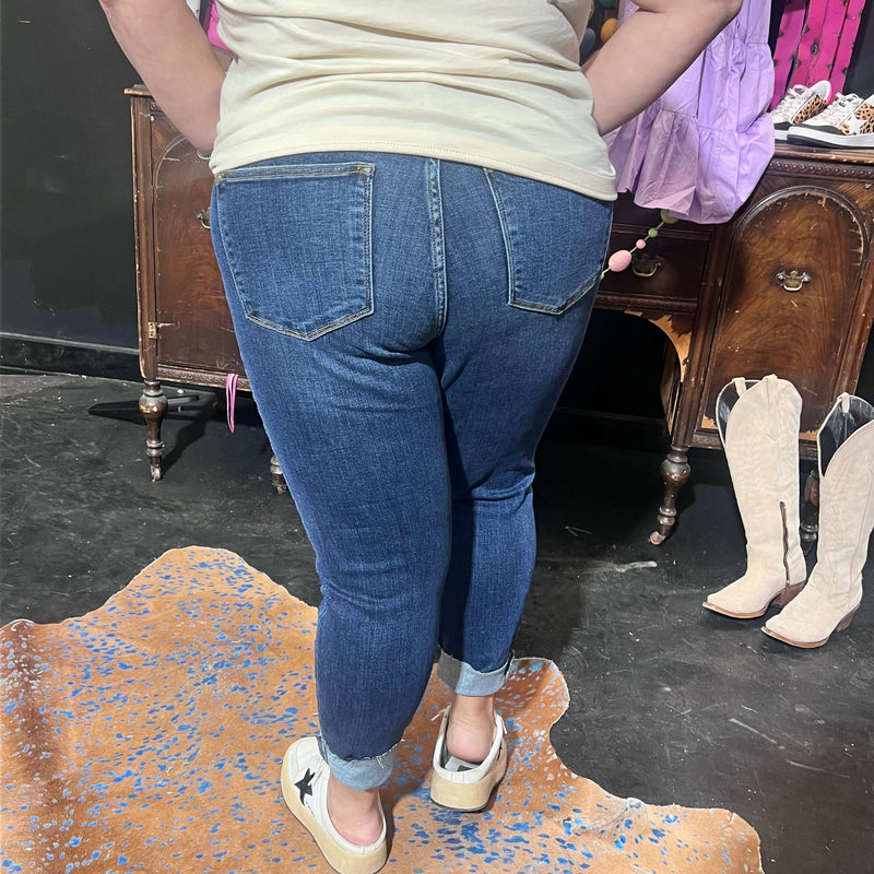 Dark Judy Blue Skinny Jeans8