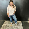 Dark Little Distressed Risen Straight Leg Jeans22