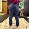Dark Straight Long Risen Jeans9