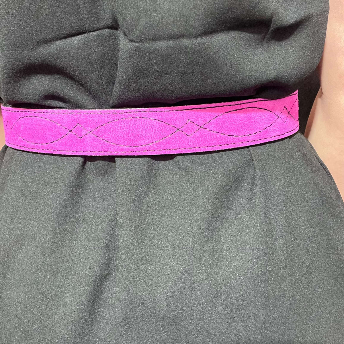 Double J Hot Pink Gun Slinger Belt 1