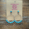Dream Catcher Turquoise Genuine Earring
