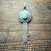 Dry Creek Turquoise Eternity Genuine Key Pendant