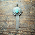 Dry Creek Turquoise Eternity Genuine Key Pendant