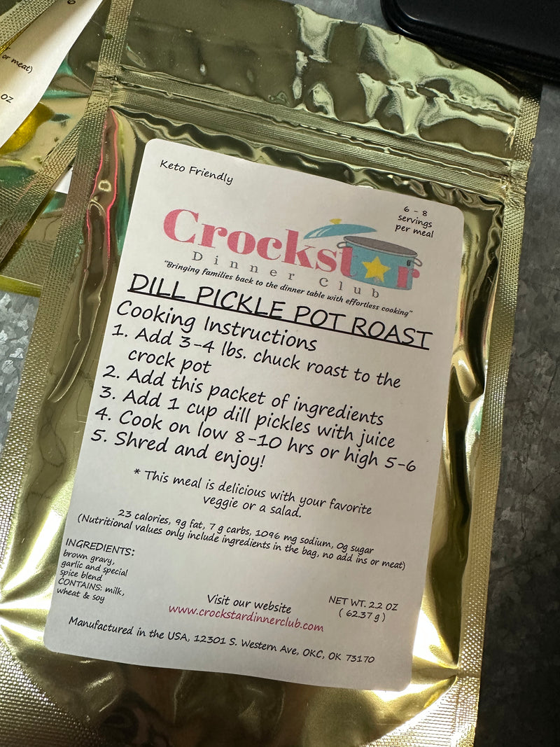Dill Pickle Pot Roast Crockstar