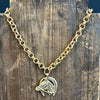 Gold Horse Fashion Necklace