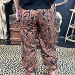 Country Road Leather Print Joggers