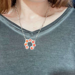 Dainty Coral Spiny Naja Genuine Necklace