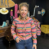 Rose Pink Serape Button Down Tasha Polizzi