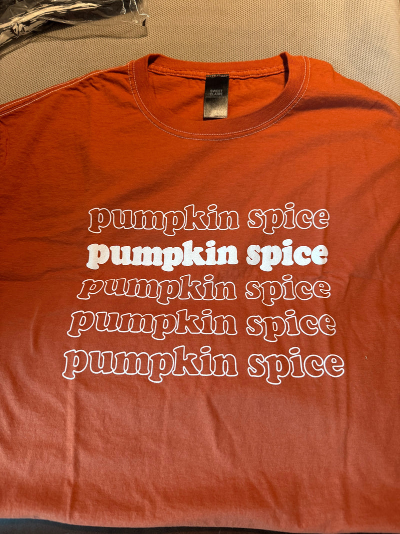 Pumpkin Spice Orange T Shirt