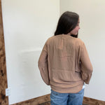 tanbubblesleevevnecktop
