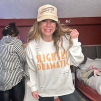 Slightly Dramatic Ripped Up Sweatshirt / XL
