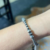 7 Inch Patterned Navajo Pearl with Disc Genuine Bracelet