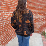 Copper Cowboy Reversible Sweater
