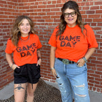 Orange Game Day Crew Neck T-shirt