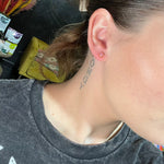 Tiny Pink Heart Gold Post Stud Fashion Earrings