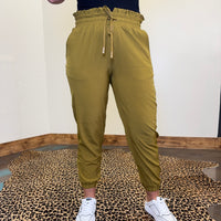 olive green jogger pants 