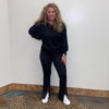 black long-sleeve shirt 