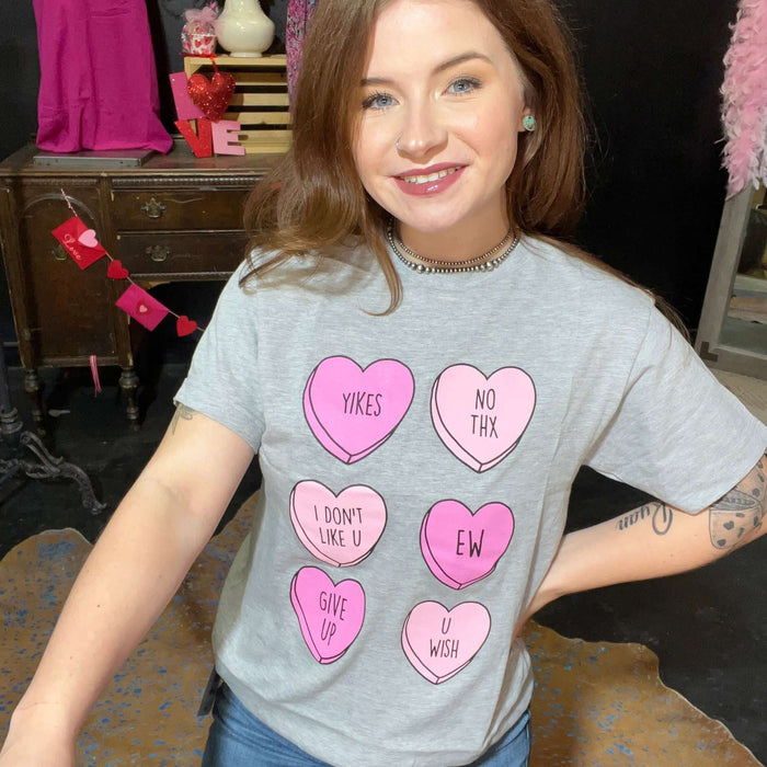 Anti-Valentine Grey T-shirt