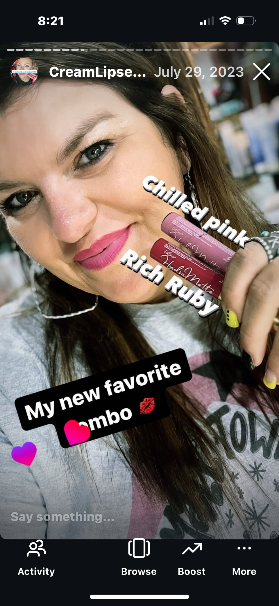 HYDRAMATTE LIPSENSE CREAM