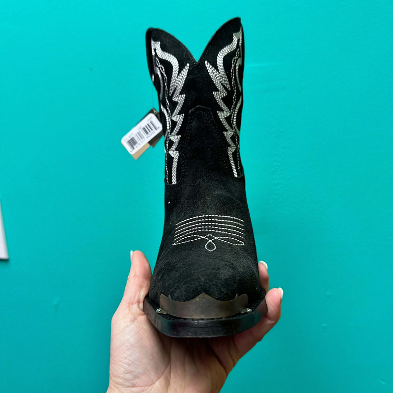 Black Rough Out Shortie Dingo Joyride Boot