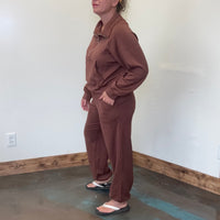  brown outfit 