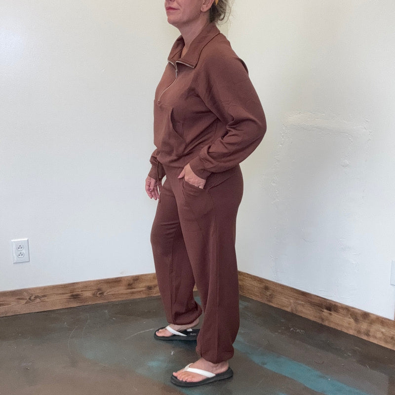  brown outfit 