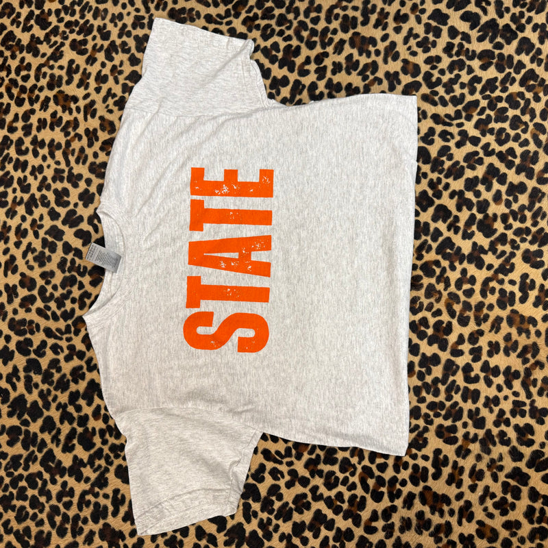 State Ash Grey Youth Crew Neck T-shirt