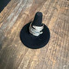 Feather Adjustable Genuine Ring