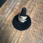 Feather Adjustable Genuine Ring