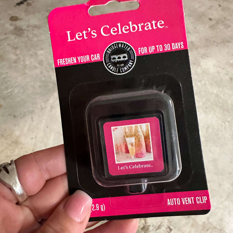Let's Celebrate Vent Clip
