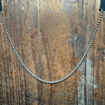 16 inch Box Chain Sterling Silver Necklace