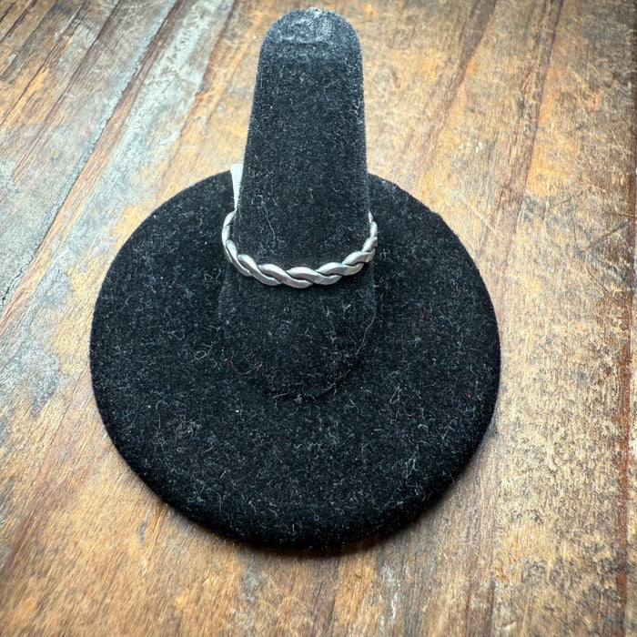 Braided Sterling Silver Ring