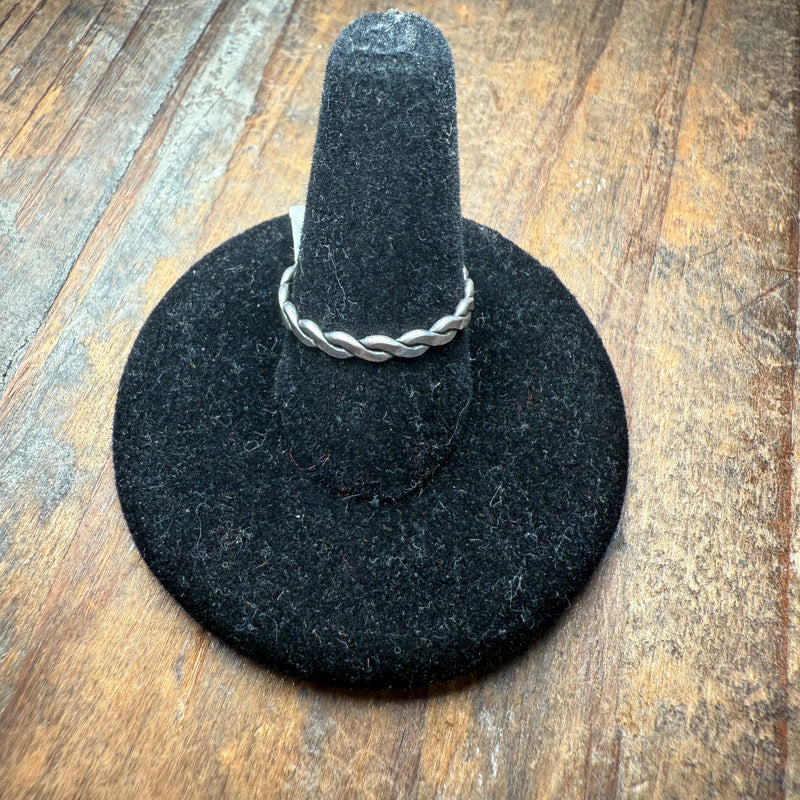 Braided Sterling Silver Ring