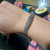 Slinky 5mm Wrap Around Navajo Pearl Genuine Bracelet