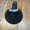 Spider Opal Inlay Sterling Silver Ring