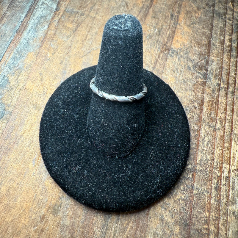 Twist Sterling Silver Ring