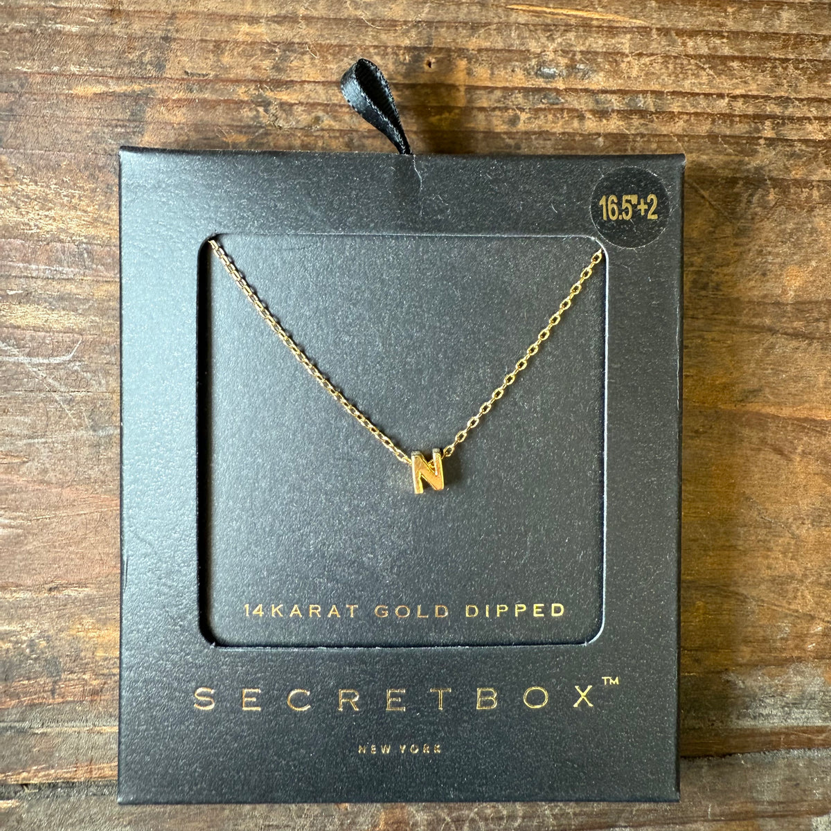 Little Gold Initial Fashion Necklace