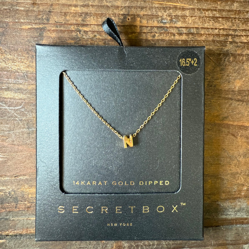 Little Gold Initial Fashion Necklace