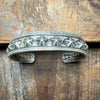 Thick Star Cuff Sterling Silver Bracelet