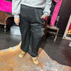 Black Checkered Friday Night Cargo Pant Joggers