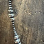 20 inch 3-8mm Rondelle Sterling Silver Necklace