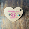 Dainty Turquoise with Detail Stud Post Sterling Silver Earring