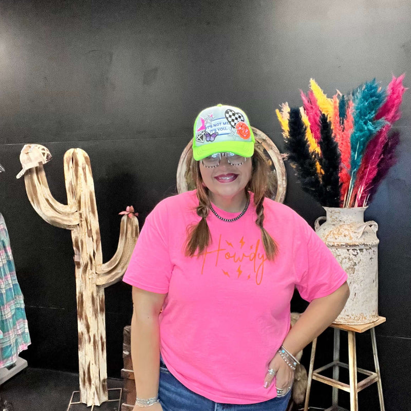 It's Not Me It's You Neon Custom Trucker Hat