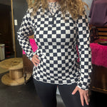 Black & White Round The Track Pullover